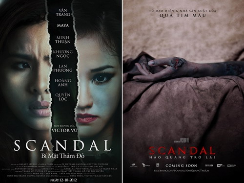 Hai bộ phim của đạo diễn Victor Vũ - "Scandal: Bí mật thảm đỏ" và "Scandal: Hào quang trở lại" - nằm trong số sáu tác phẩm chiếu trong tuần lễ phim Việt Nam tại Mỹ.